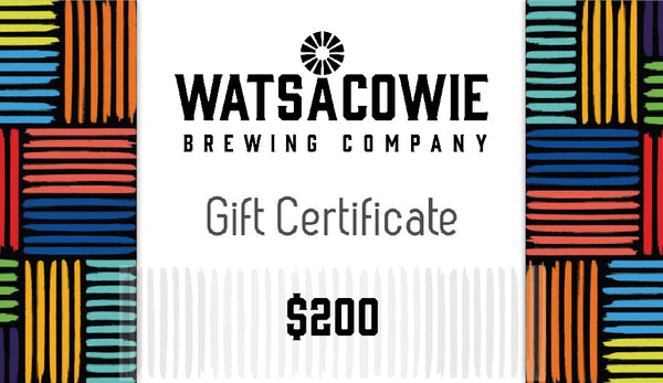 Watsacowie Brewing Co. Gift Card