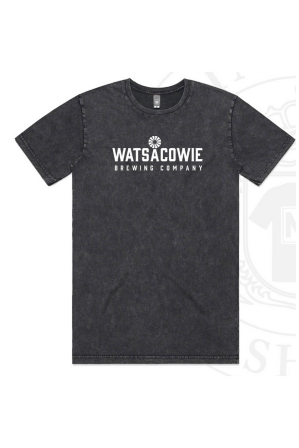 Watsacowie Stonewash Premium T-Shirt - Logo on Front