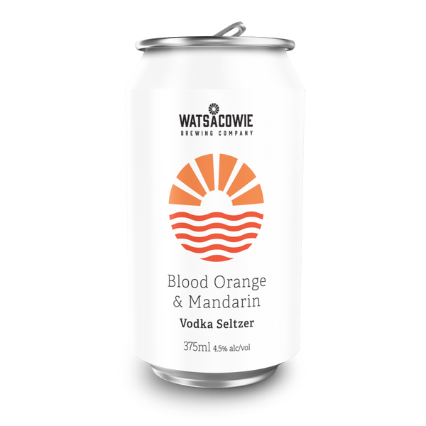 Blood Orange & Mandarin Vodka Seltzer